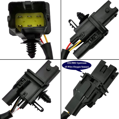 4Pcs 234-5002 234-4818 Upstream Downstream Oxygen O2 Sensor for Cadillac CTS 2005 SRX 2004-2006 STS 2005-2006 12575657, 12597912, 12590035, 12597449, 12616203