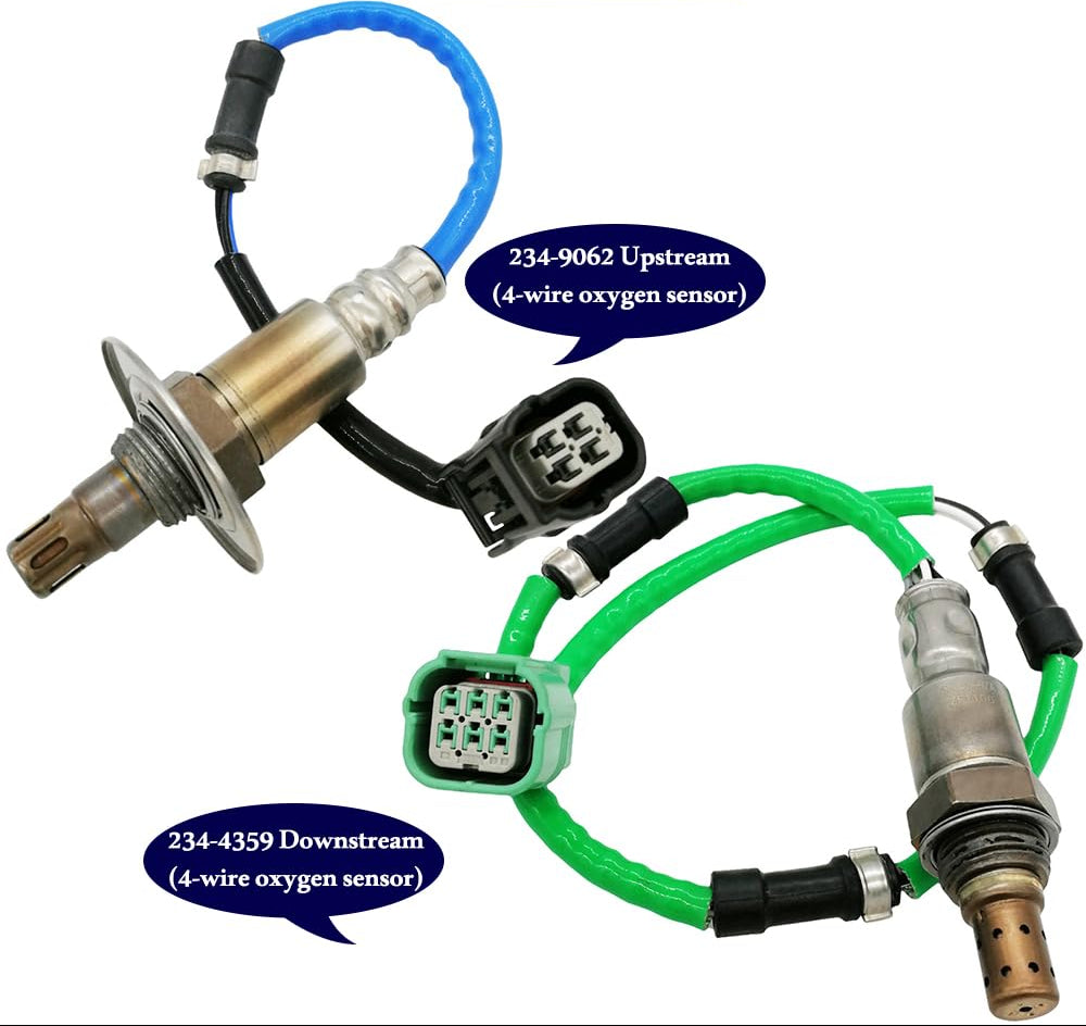 2Pcs Oxygen Sensor for Honda CR-V 2.4L (2007-2009) - 36531-RZA-013 36532-RZA-004
