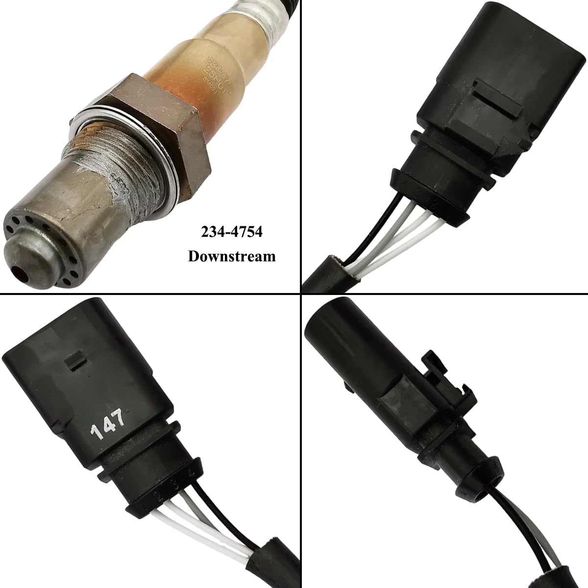 2Pcs Oxygen Sensor Upstream & Downstream for VW GTI Jetta 2.0T (2006-2009) 234-5107 234-4754