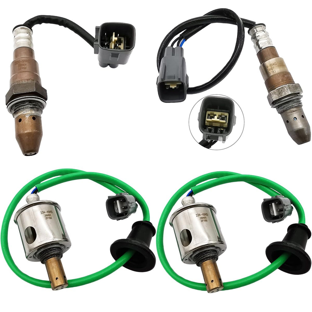 4Pcs 234-9140 234-9145 234-4945 * 2 Upstream Downstream Oxygen O2 Sensor for Lexus GS350 2014-2015