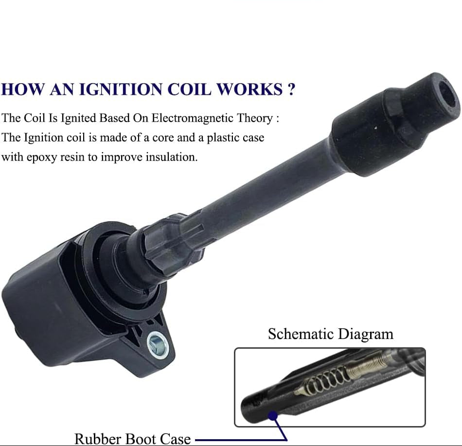 4Pcs Ignition Coil for Honda Accord Civic CR-V 1.5L Turbo (2016-2020) - 30520-59B-013