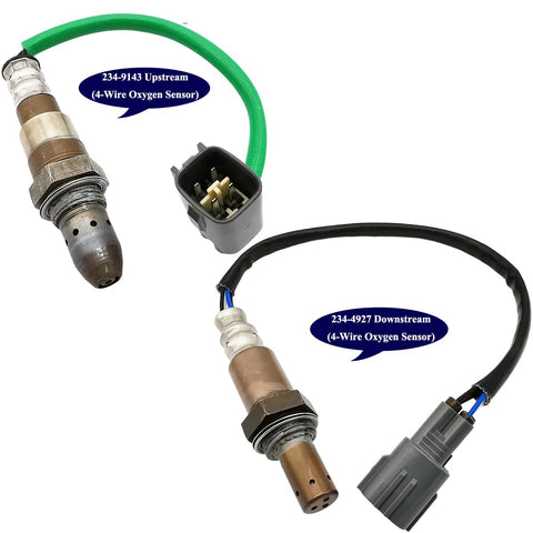2Pcs 234-9143 234-4927 Upstream Downstream Left Oxygen O2 Sensor for Toyota 4Runner V6-4.0L 2015 2016 2017 2018 2019 89467-0E270