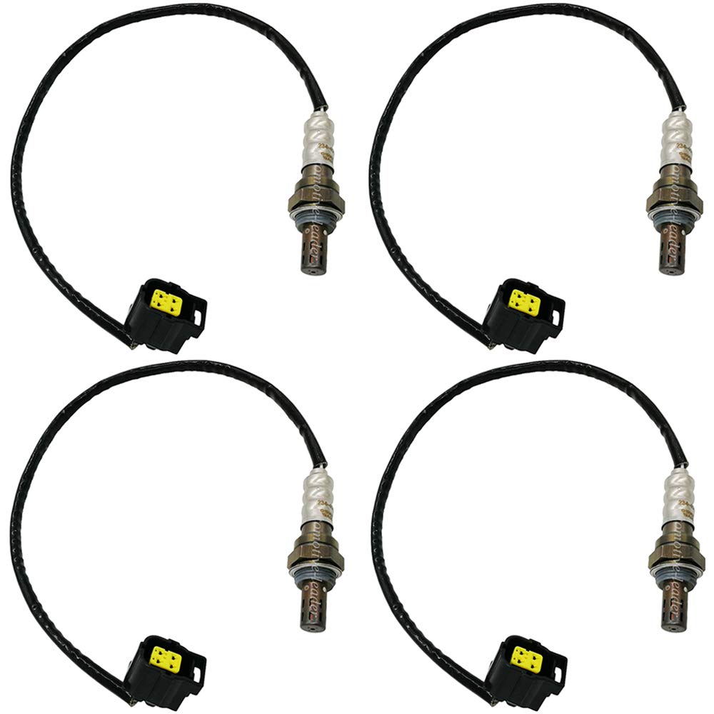 Suitable for 4Pcs O2 Sensor Set for Jeep Liberty 3.7L (2004) | 234-4587 234-4771