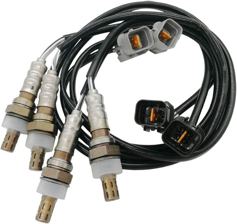 Suitable for 4Pcs O2 Sensor for Mitsubishi Montero Sport 3.0L (1997-2006) | 234-4633 234-4657 234-4741 234-4742