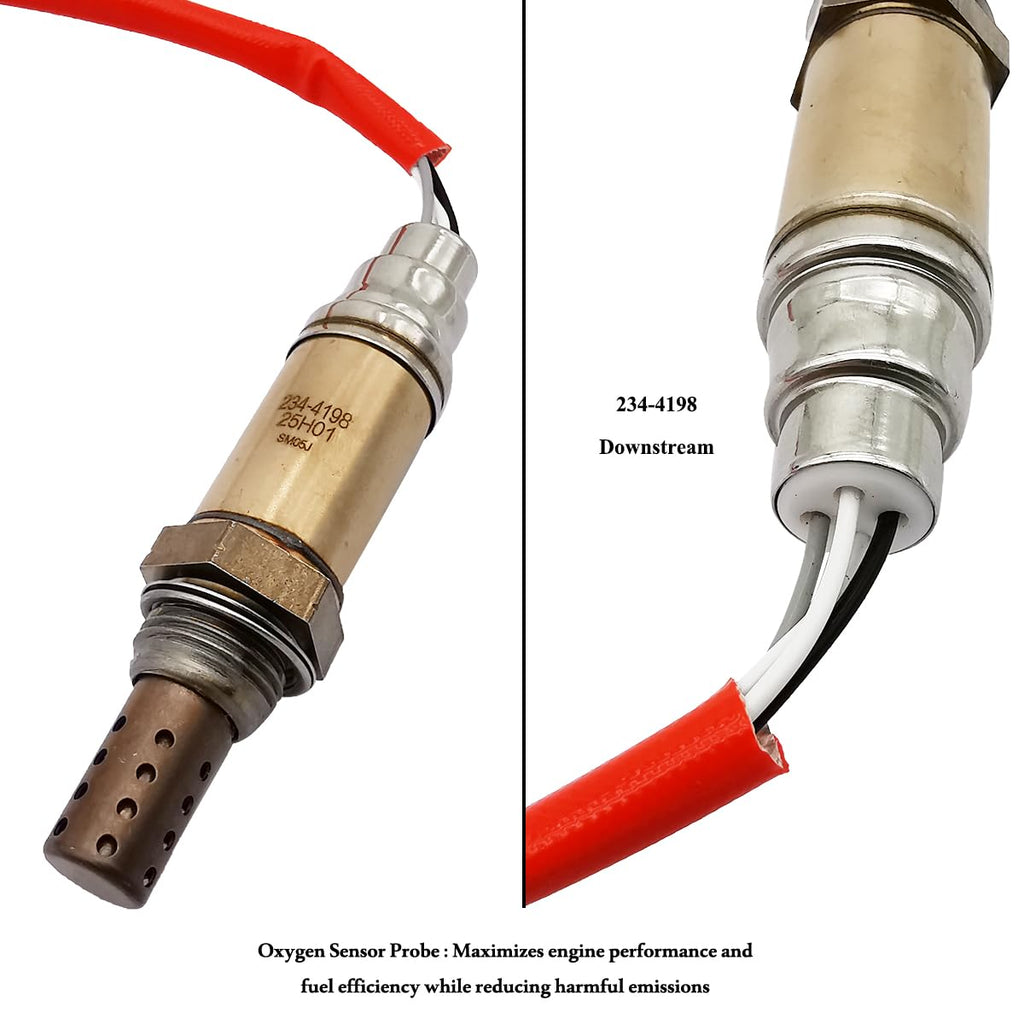 4Pcs O2 Sensor Set for Nissan Frontier Xterra 3.3L V6 (2004) - 234-4198 234-3006