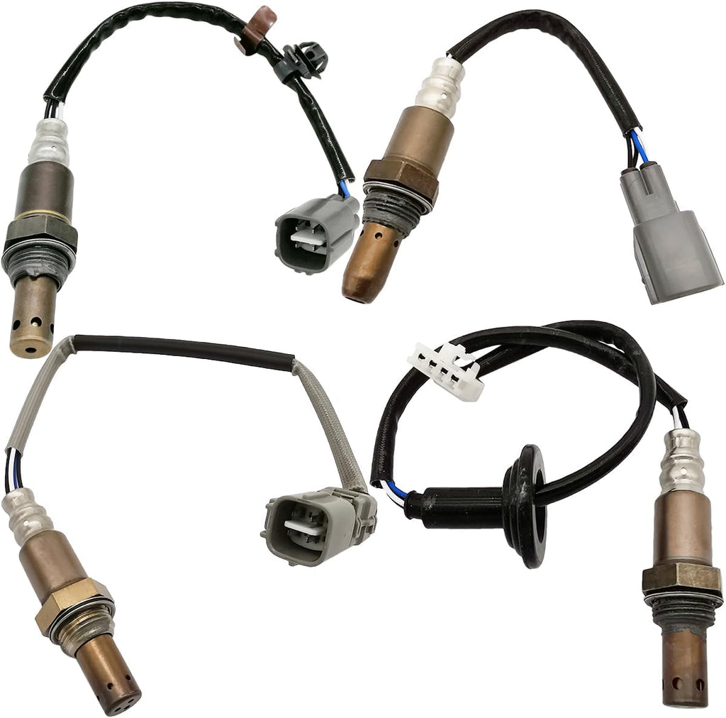 4Pcs Air Fuel Ratio & O2 Sensor Set for Toyota Sienna 3.3L V6 (04-06) | 234-9042  234-9012  234-4168  234-4516