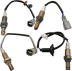 4Pcs Air Fuel Ratio & O2 Sensor Set for Toyota Sienna 3.3L V6 (04-06) | 234-9042  234-9012  234-4168  234-4516