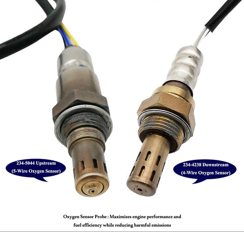 2Pcs 234-5044 234-4238 Upstream Downstream Oxygen O2 Sensor for Hyundai Genesis Coupe 2.0T 2.0L-l4 Gas 2013 2014
