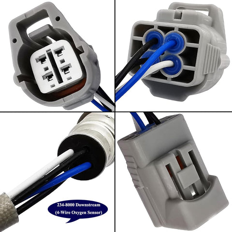 2Pcs 234-5722 234-8000 Upstream Downstream Oxygen O2 Sensor for Mazda Cx-3 2.0L L4 2016 2017 2018, Scion Ia 1.5L L4 2016, Toyota Yaris Ia 1.5L L4 2017 2018 89467-WB001 89465-WB001