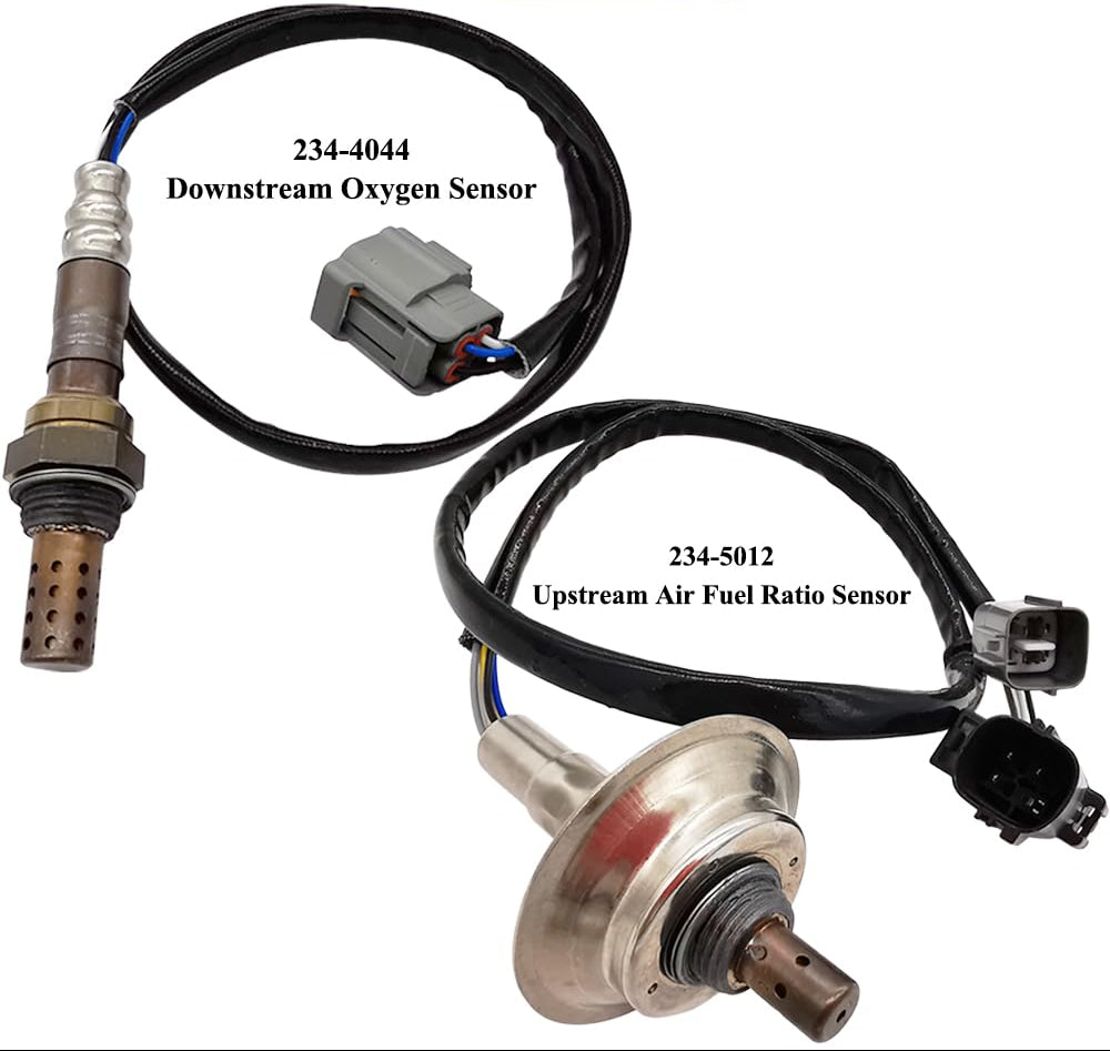 2Pcs Air Fuel Ratio & O2 Sensor for Mazda CX-7 2.3L Turbo (2007-2009) - 234-5012 234-4044