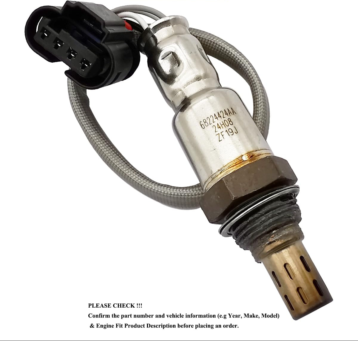 O2 Sensor for Jeep Wrangler Ram 1500 Dodge Charger (2022-2023) - 68224424AA