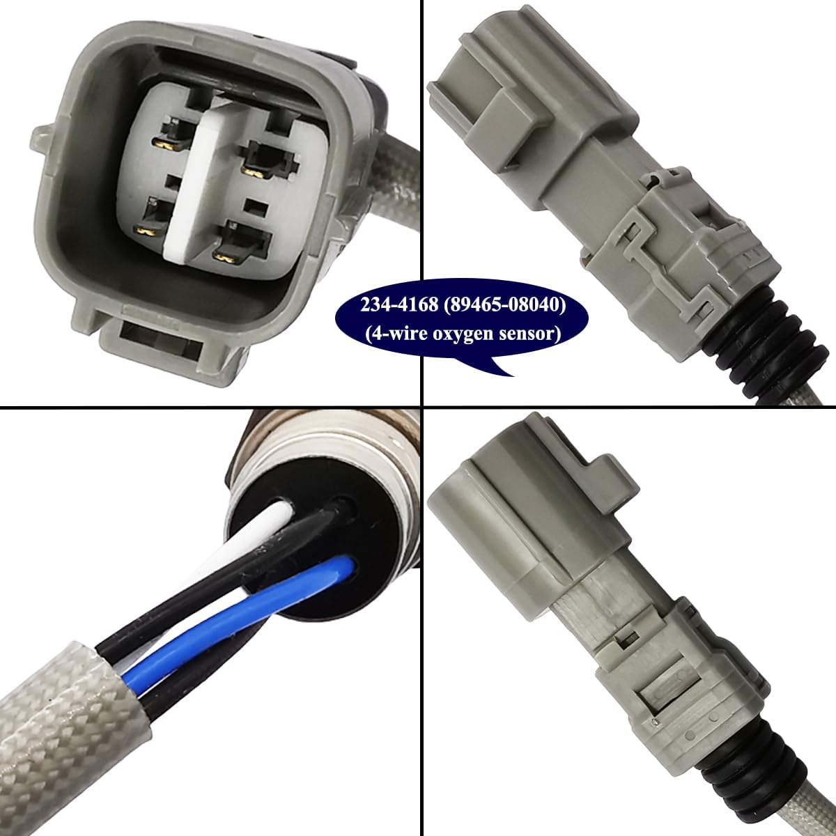 4Pcs Air Fuel Ratio & O2 Sensor Set for Toyota Sienna 3.3L V6 (04-06) 89467-48050 89465-08040 89467-08040 89465-08030