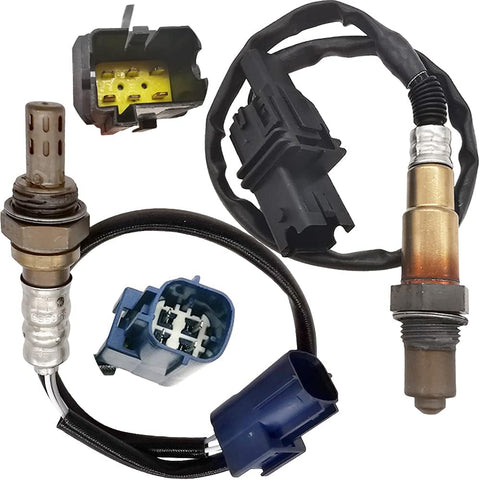 OEM-quality automotive oxygen sensors with connectors for vehicle emission systems