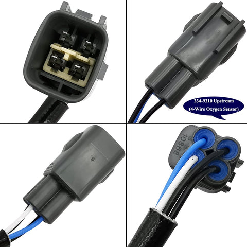 4Pcs 234-9310 234-9311 Upstream Downstream Oxygen O2 Sensor for Lexus LS500 3.5L V6 Turbocharged 2018 2019 2020 2021 2022 8946750110, 894675012, 8946750130, 8946750140