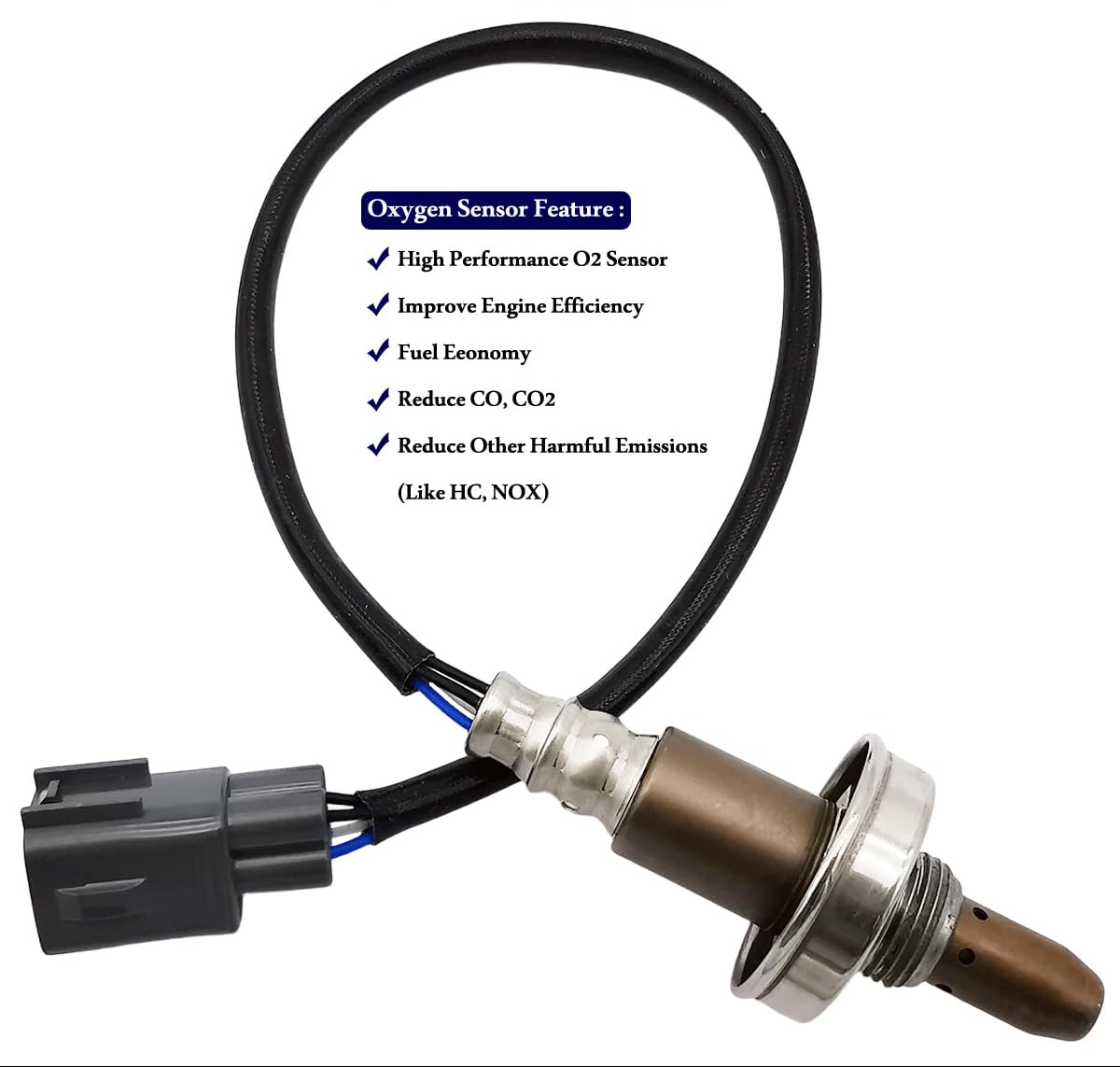 2Pcs Air Fuel Ratio & O2 Sensor for Toyota Prius & Prius V 1.8L Hybrid (10-16) | 234-9090 234-4400