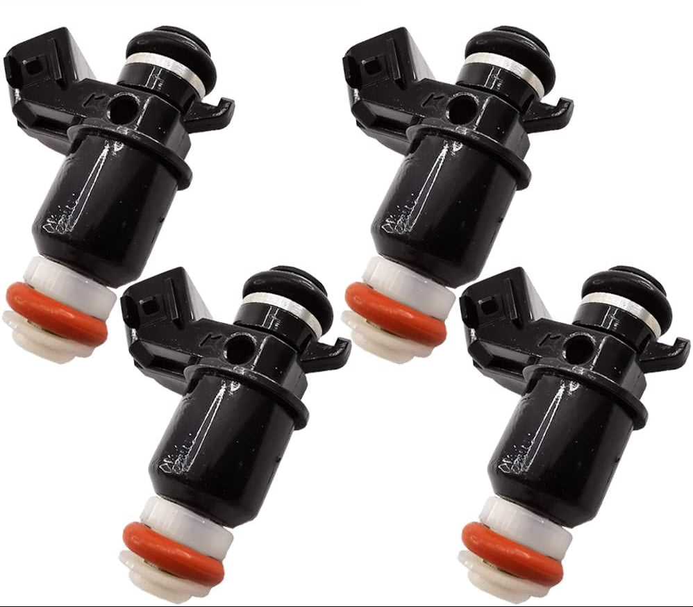4Pcs Fuel Injector Set for Honda Goldwing GL1800 Motorcycle (2001-2005) 16450MCA013 16450MCA003
