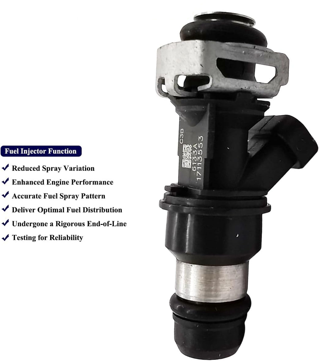 8Pcs Fuel Injector Set for Chevy Silverado Tahoe GMC Sierra 4.8L 5.3L 6.0L V8 | 17113553 FJ315