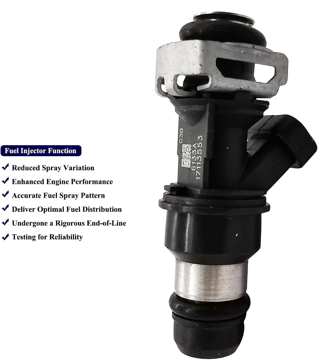 8Pcs Fuel Injector Set for Chevy Silverado Tahoe GMC Sierra 4.8L 5.3L 6.0L V8 17113553 FJ315