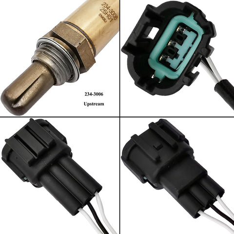 4Pcs O2 Sensor Set for Nissan Frontier Xterra 3.3L V6 (2004) | 234-4198 234-3006