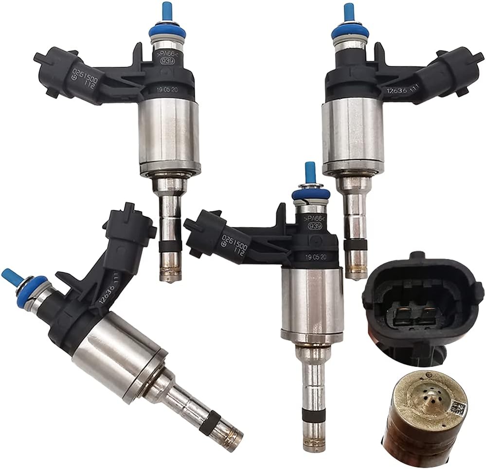 Suitable for 4Pcs Fuel Injectors Nozzle for Buick Regal Verano Chevy Cobalt HHR Saturn Sky 2.2L 2.4L | FJ1097 12636111