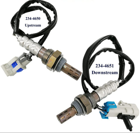 Suitable for 2Pcs O2 Sensor Up & Down for Cadillac DeVille Eldorado Seville (2000-2003) | 234-4650 234-4651