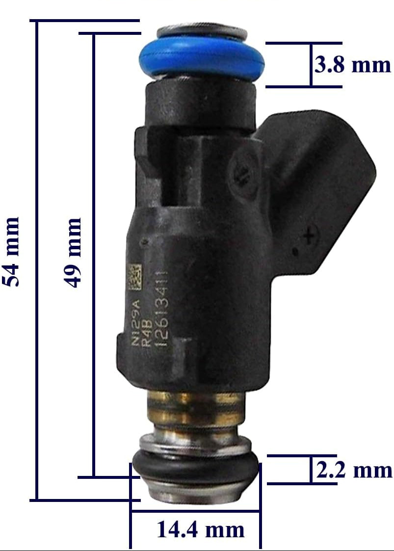 8Pcs 12613411 Fuel Injectors 6 Holes Disc Engine for Escalade, Avalanche Colorado Express Silverado Suburban Tahoe, Canyon Sierra Yukon Savana Hummer FJ1061, 217-3411
