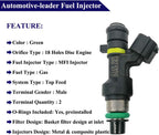 4Pcs Fuel Injectors 18-Hole for Nissan Cube NV200 Sentra Versa 1.8L 2.0L (2007-2017) | 16600-EN200