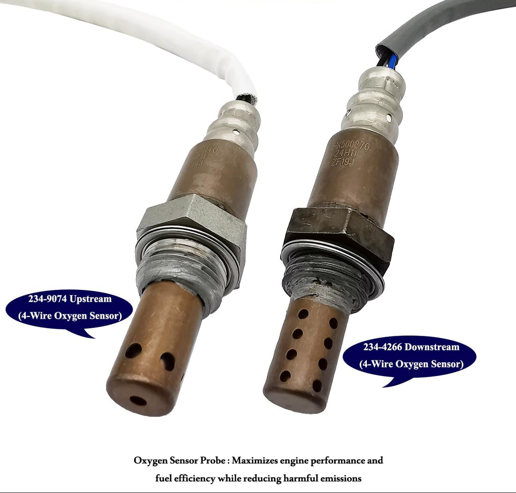 2Pcs Air Fuel Ratio & O2 Sensor for Land Rover Range Rover 4.2L 4.4L V8 (06-09) | 234-9074 234-4266