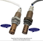 2Pcs Air Fuel Ratio & O2 Sensor for Land Rover Range Rover 4.2L 4.4L V8 (06-09) | 234-9074 234-4266
