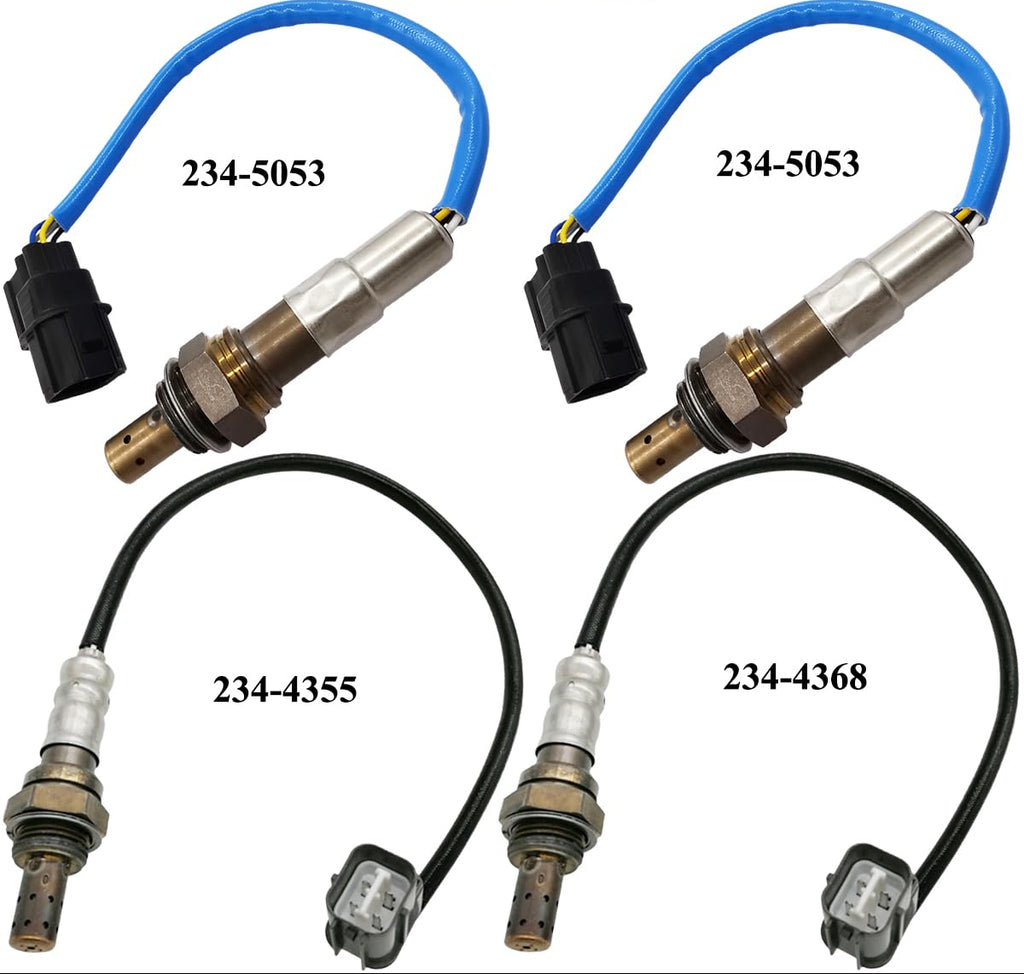 4Pcs O2 Sensor Set for Honda Odyssey Pilot Ridgeline 3.5L V6 (2007-2010) | 2 * 234-5053 234-4355 234-4368  36531-RYE-A01