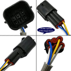 2Pcs Air Fuel Ratio & O2 Sensor for Mazda 3 2.0L 2.3L Turbo 2.5L (2010) | 234-5041 234-4467