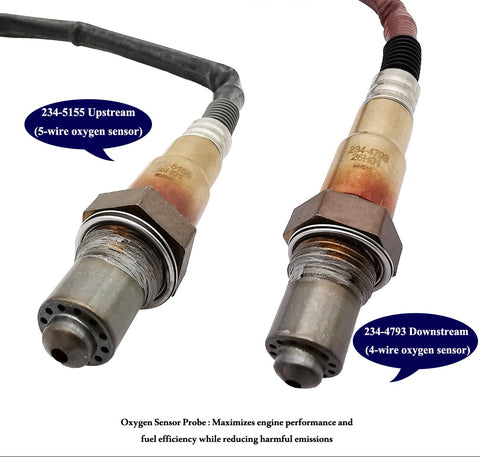 Suitable for 2Pcs O2 Sensor Up & Down for Jaguar XF 2.0L Turbo (2013-2015) | 234-5155 234-4793