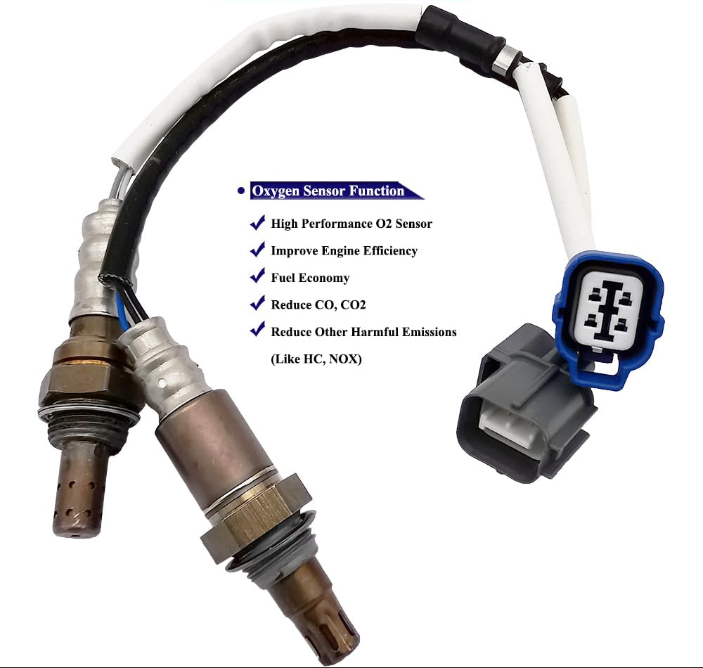 2Pcs Air Fuel Ratio & O2 Sensor for Honda CR-V 2.4L (2005-2006) | 234-9064 234-4352