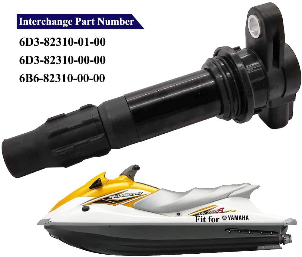 Suitable for 4Pcs Ignition Coil for Yamaha Waverunner FX1000 FX1100 AR210 SX210 | 6D3823100100