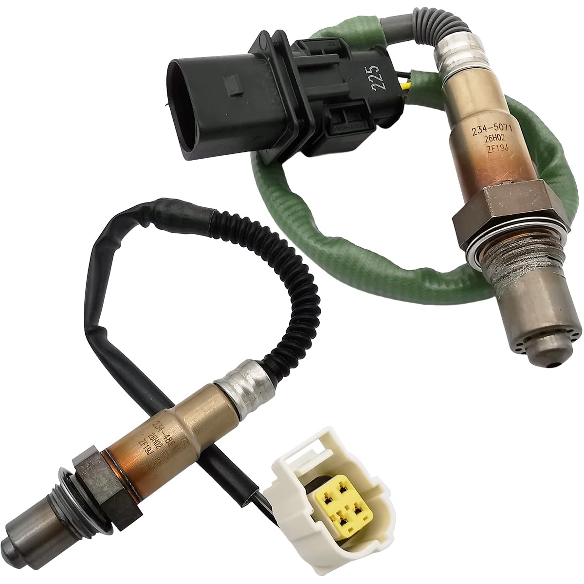 2Pcs O2 Sensor Upstream & Downstream for Smart Fortwo 1.0L 3-Cyl (2008-2015) | 234-5071  234-4881