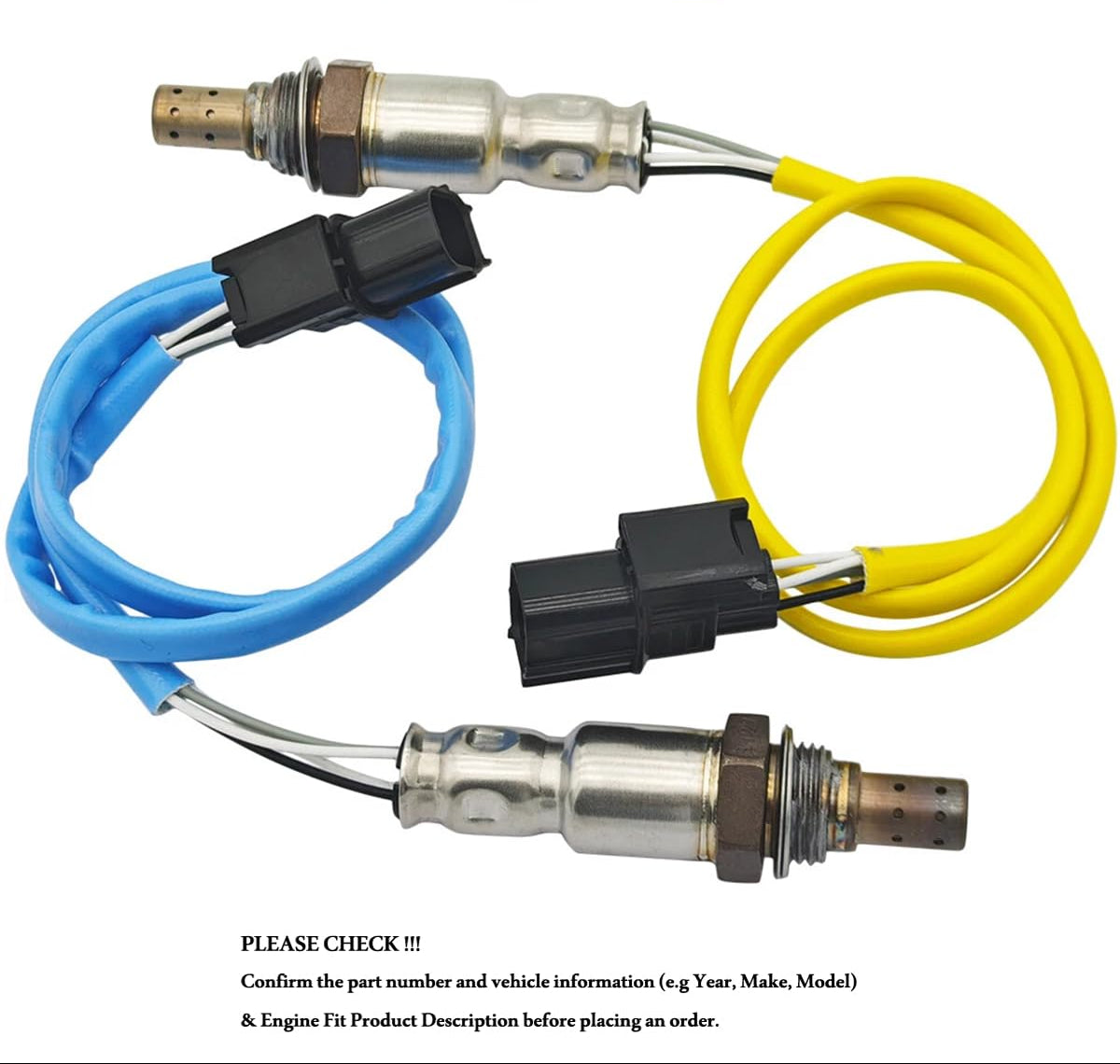 4Pcs O2 Sensor Set for Honda Pilot Ridgeline 3.5L (2012-2015) - 2 * 234-5056 234-4461 234-4580