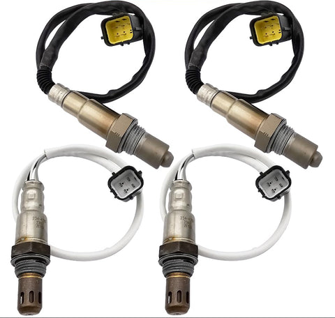4Pcs Air Fuel Ratio & O2 Sensor Set for Infiniti QX56 QX80 5.6L V8 | 234-5095 234-4381