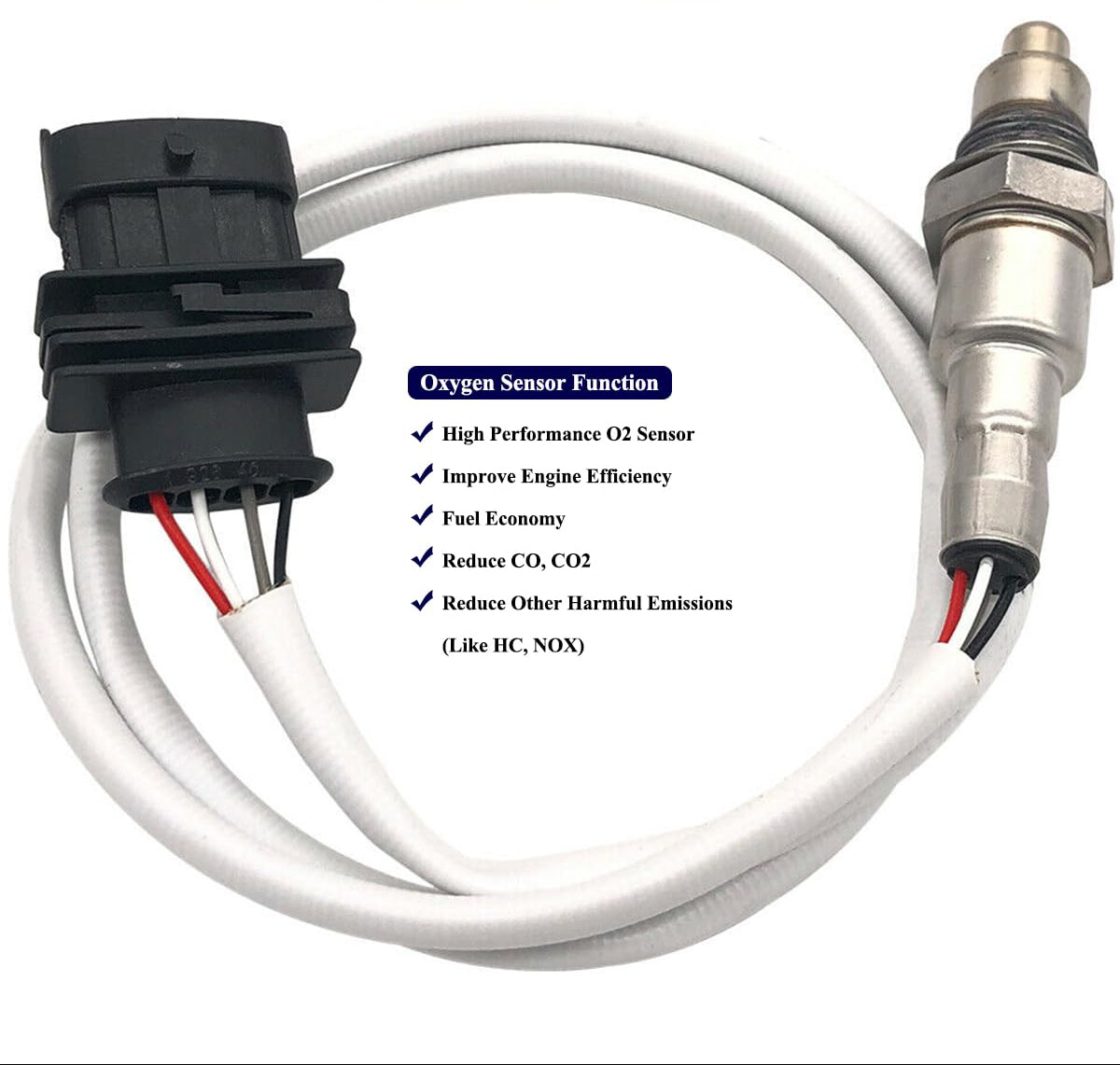 Wideband Lambda O2 Sensor for Maserati Ghibli Levante Quattroporte - 670031347