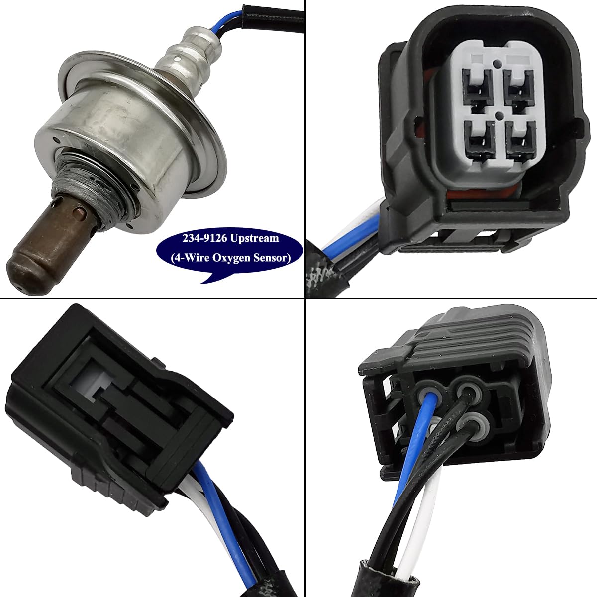 2Pcs Air Fuel Ratio & O2 Sensor for Honda Civic 1.8L (2006) | 234-9126, 234-4350