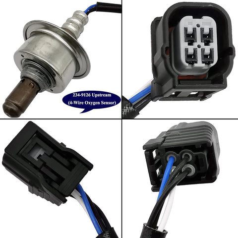 2Pcs Air Fuel Ratio & O2 Sensor for Honda Civic 1.8L (2006) | 234-9126, 234-4350
