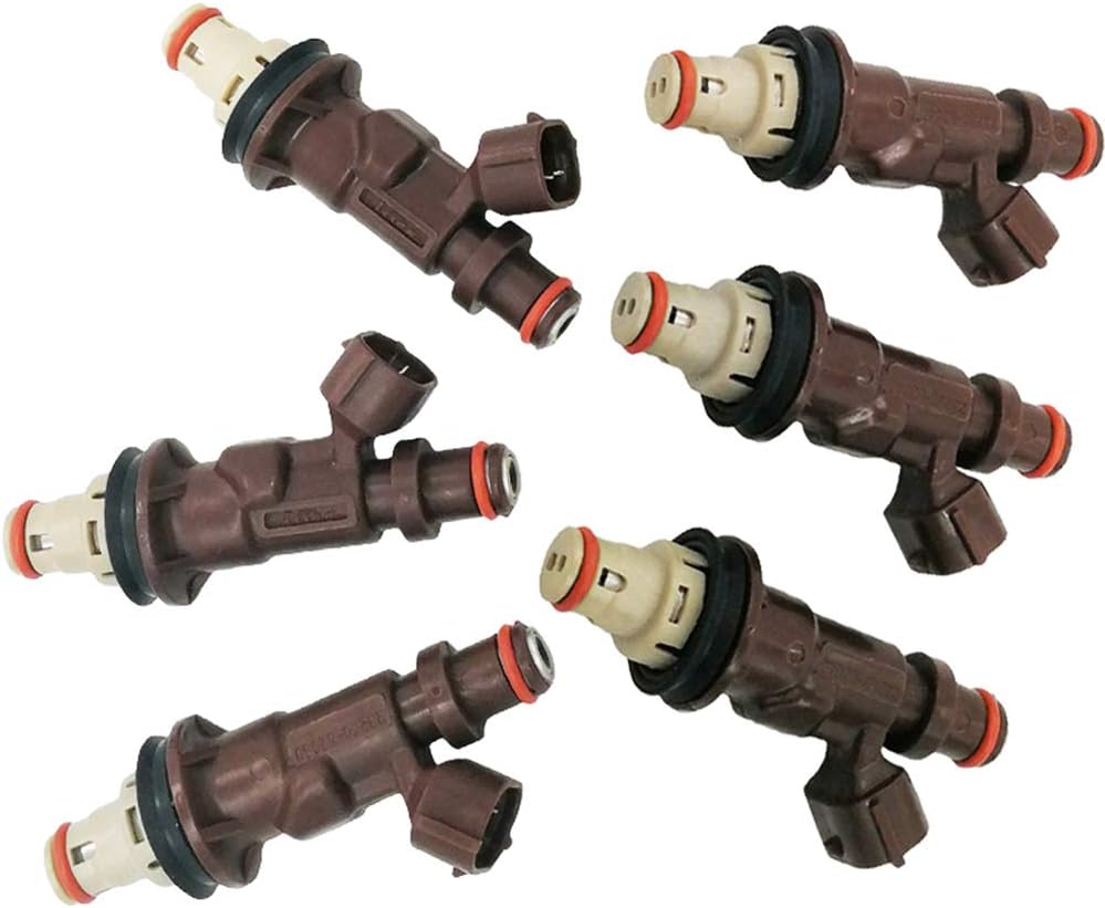 6Pcs Fuel Injector Kit for Toyota 4Runner Tacoma Tundra 3.4L V6 (1998-2004) | 23250-62040 FJ585