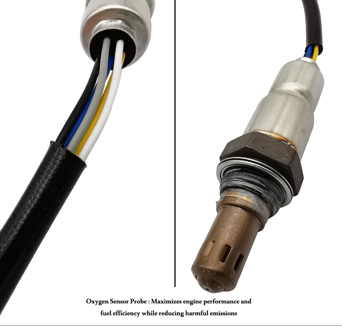 2Pcs O2 Sensor Upstream & Downstream for Fiat 500 1.4L & 1.4L Turbo (2012-2017) | 68070689AA 68070702AB