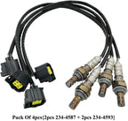 4Pcs O2 Sensor Kit for Jeep Grand Cherokee Commander & Dodge Ram (2005-2006) | 234-4587 234-4593