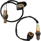 2Pcs 234-5430 13461 / SG1695 Oxygen Sensor Upstream Wideband Air Fuel Ratio Sensor 1 & Downstream Sensor 2 for 2004-2009 Kia Spectra Spectra5 2.0L, for 2007 2008 Hyundai Elantra 2.0L