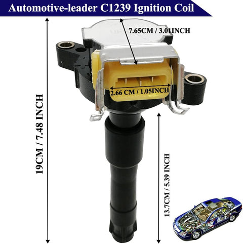Suitable for 6Pcs Ignition Coils for BMW X5 Z3 2.5L-3.0L | C1239/ UF-300 /UF-354