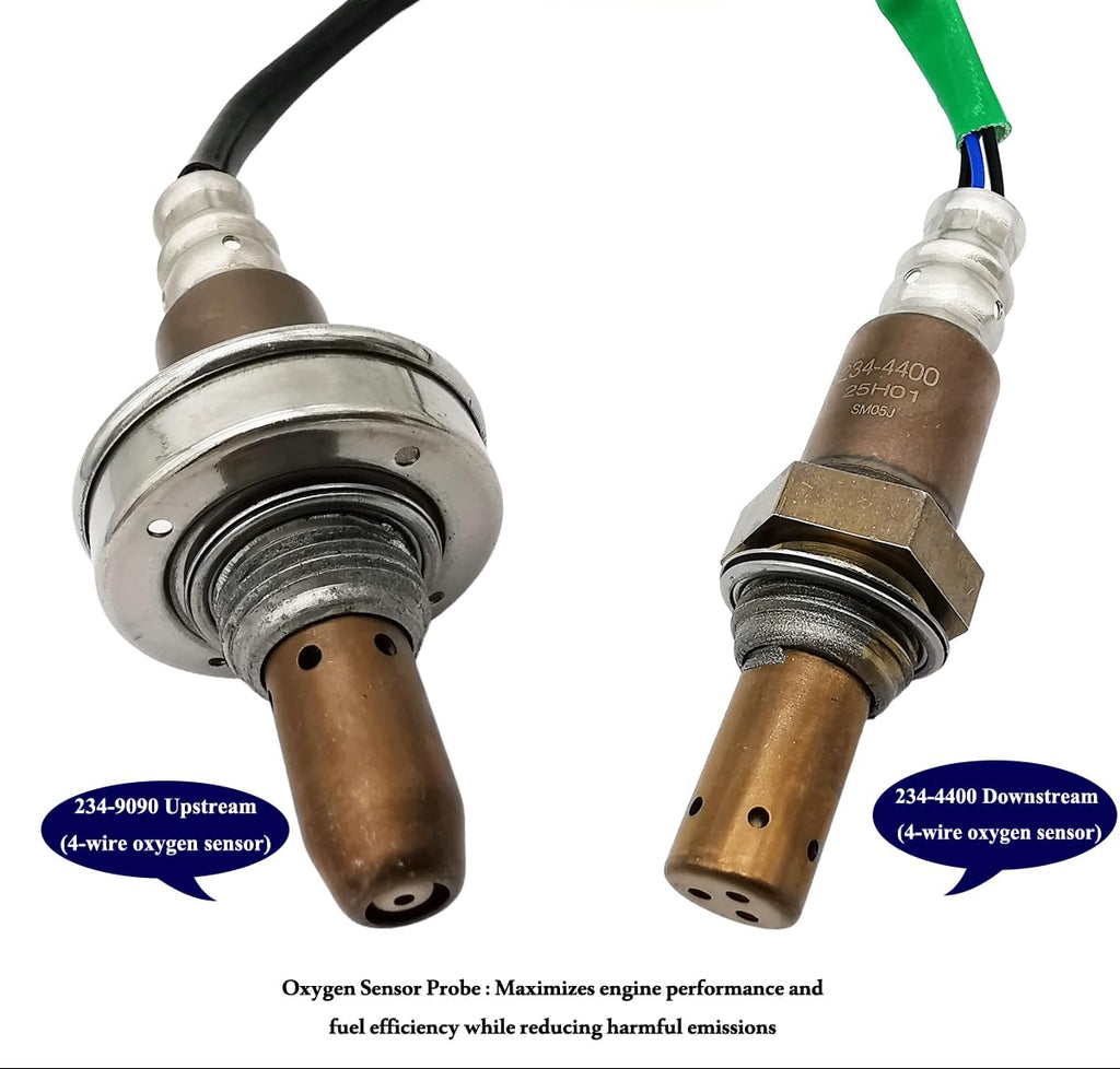 2Pcs Air Fuel Ratio & O2 Sensor for Toyota Prius & Prius V 1.8L Hybrid (10-16) | 234-9090 234-4400