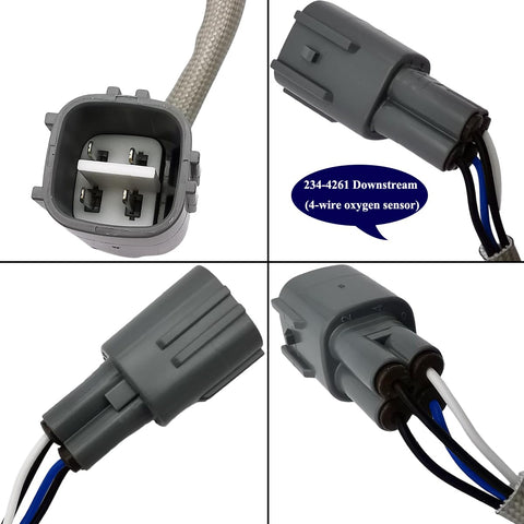 4Pcs Air Fuel Ratio & O2 Sensor for Toyota RAV4 3.5L V6 (2006-2012) | 234-9049 234-9022 234-4501 234-4261