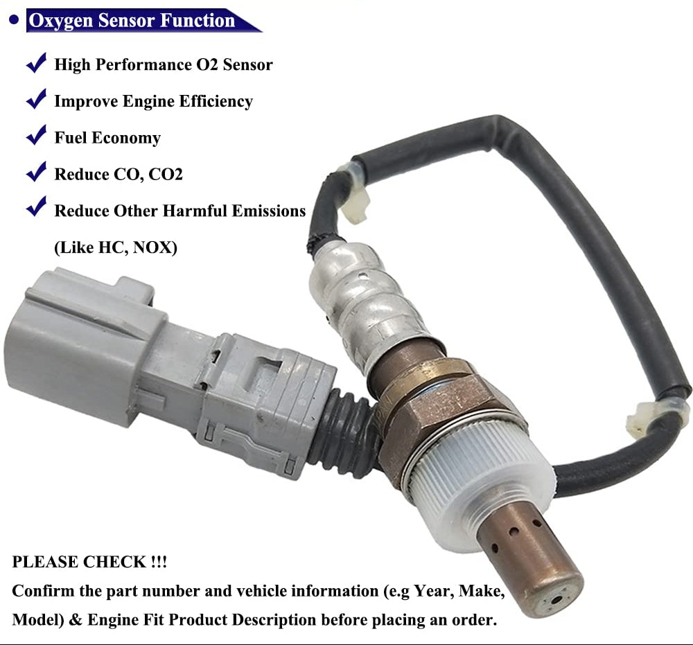 234-4168 Downstream O2 Oxygen Sensor for Lexus LS460 4.6L RX350 3.5L RX400h 3.3L, Scion tC 2.4L, Toyota Camry 2.4L Highlander 3.3L 3.5L Sienna 3.5L Solara 2.4L2344168 89465-48170
