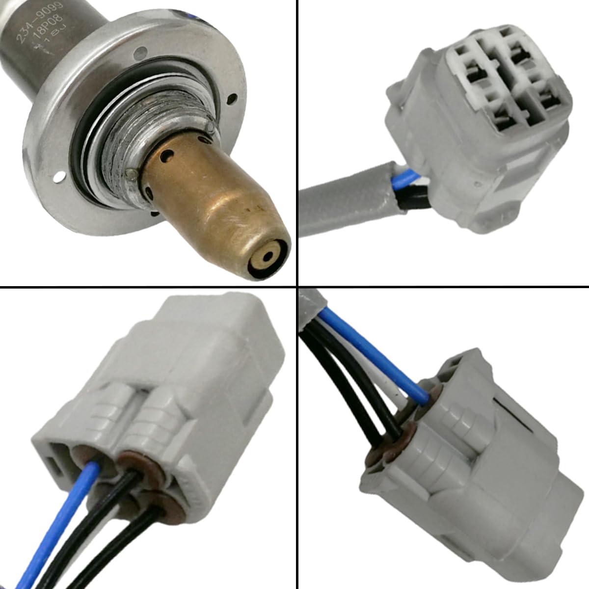 2Pcs Air Fuel Ratio & O2 Sensor for Suzuki Kizashi 2.4L (2010-2013) - 18213-54L00 18213-57L00