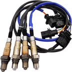 Suitable for 4Pcs Lambda O2 Sensor Set for Maserati Ghibli S 3.0L V6 AWD (14-19) | 670004022 670002199 670009076 670009075